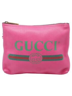 Gucci Logo Portfolio Pouch Printed #356019G44B